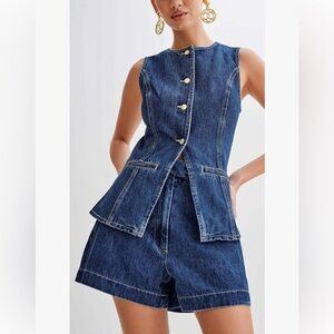 NWT Colorat 2 Piece Denim Set